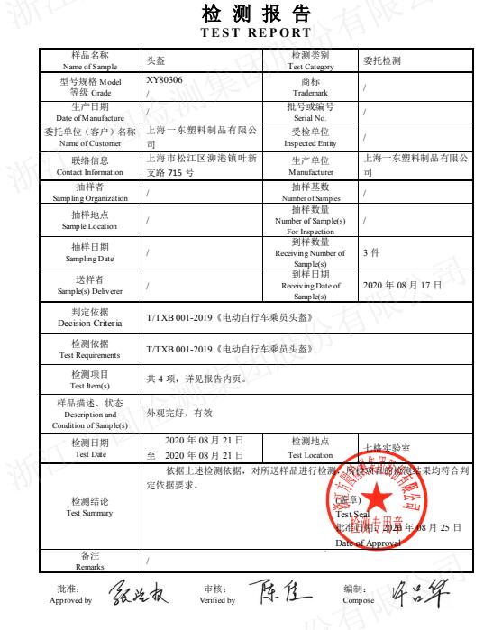 A安全帽檢測報告2