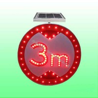 圓形限高標志 太陽能標志牌交通設施廠家